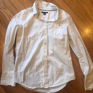 Classic white button down